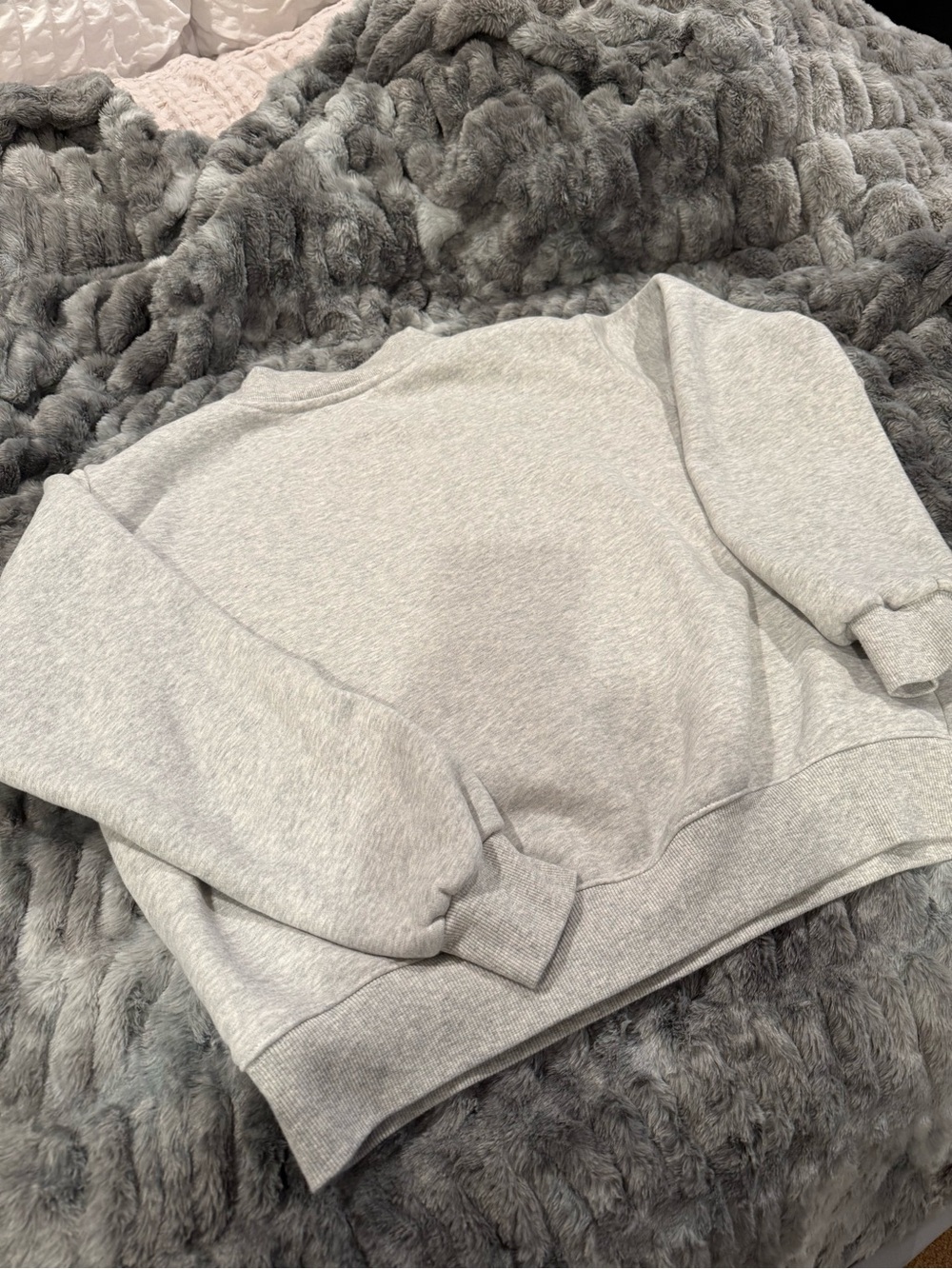Parke Light Gray Mockneck with Blue Jean  Logo - Picture 4 of 4